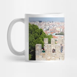 Tower of the Castelo Sao Jorge, Lisbon, Portugal Mug